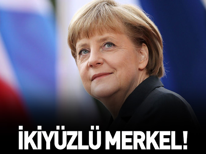 İkiyüzlü Angela Merkel