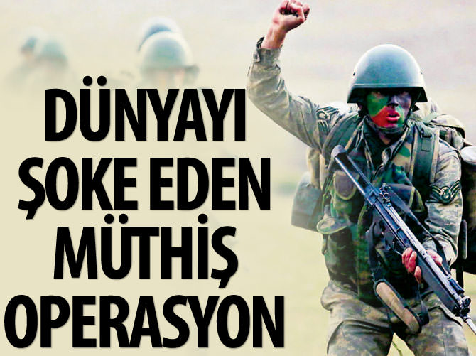 MEHMETÇİK'TEN DÜNYAYI ŞOKE EDEN MÜTHİŞ OPERASYON