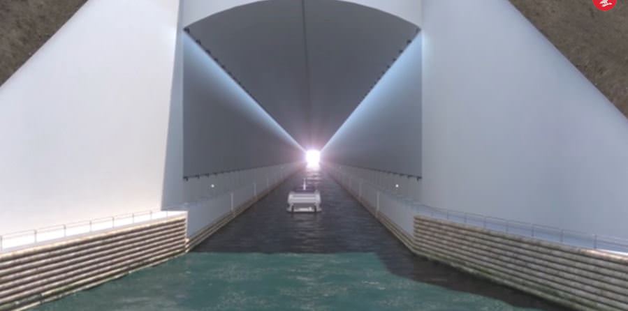 Norveç dünyanın ilk gemi tünelini inşa ediyor