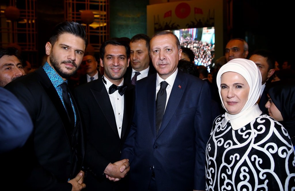 Cumhurbaşkanlığı Külliyesi'nde Cumhuriyet Bayramı resepsiyonu