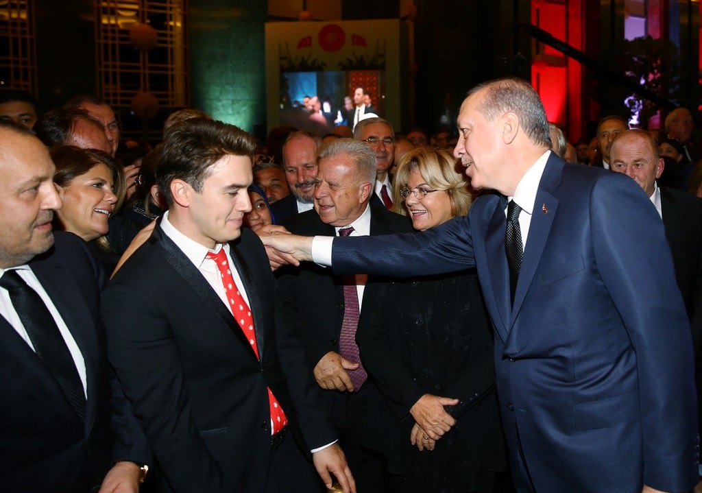 Cumhurbaşkanlığı Külliyesi'nde Cumhuriyet Bayramı resepsiyonu