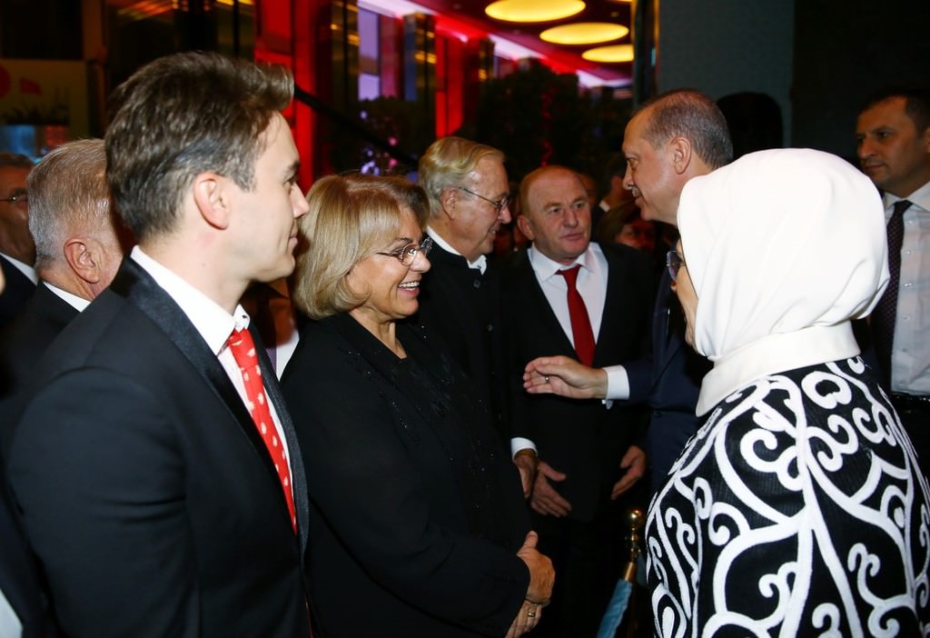 Cumhurbaşkanlığı Külliyesi'nde Cumhuriyet Bayramı resepsiyonu
