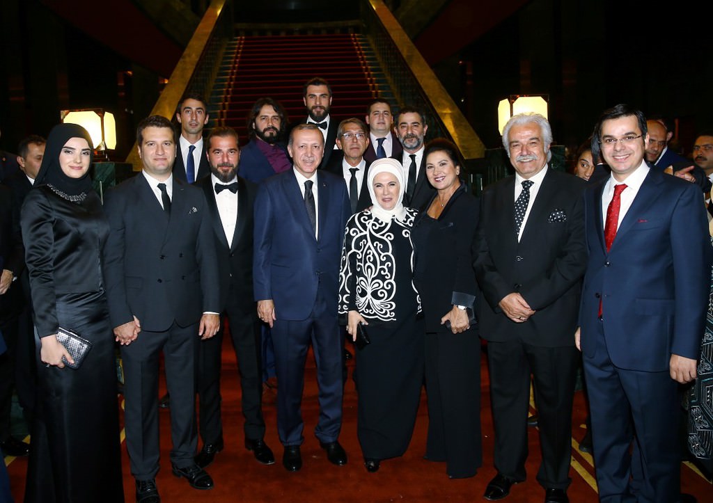 Cumhurbaşkanlığı Külliyesi'nde Cumhuriyet Bayramı resepsiyonu