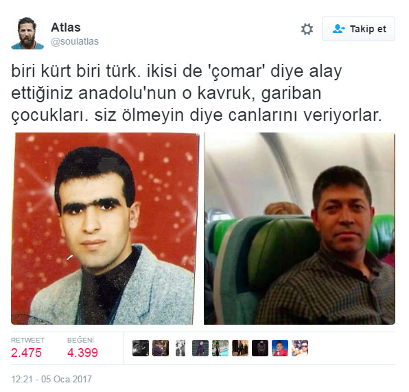 Sosyal Medyada şehit Fethi Sekin'e saygı duruşu