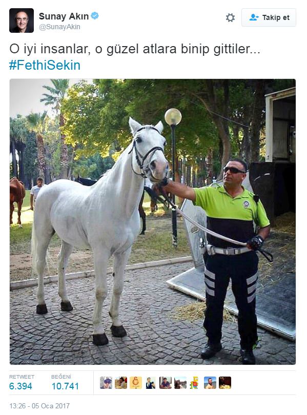 Sosyal Medyada şehit Fethi Sekin'e saygı duruşu