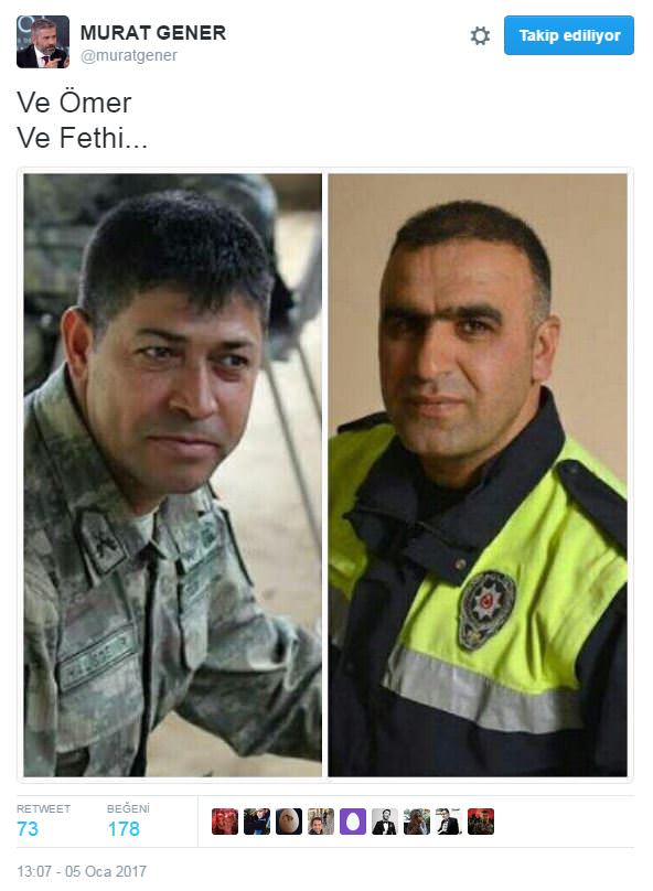 Sosyal Medyada şehit Fethi Sekin'e saygı duruşu