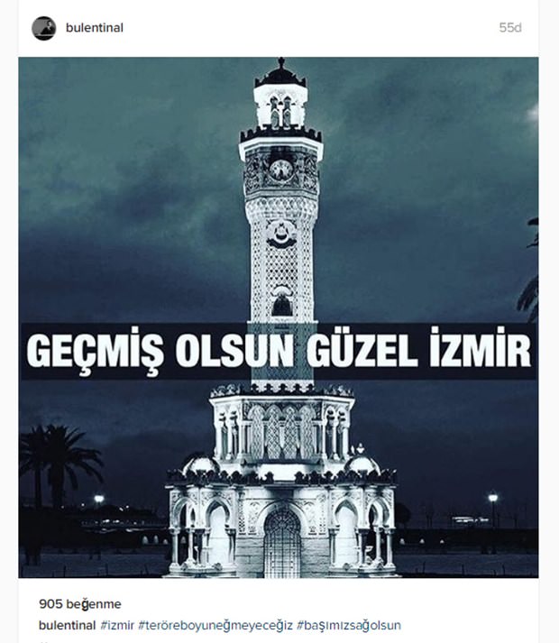 Ünlülerden terör saldırısına tepki